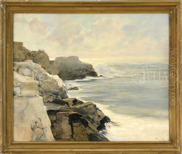 Coast Near Portland, Maine Oil Painting by Frederick Judd Waugh