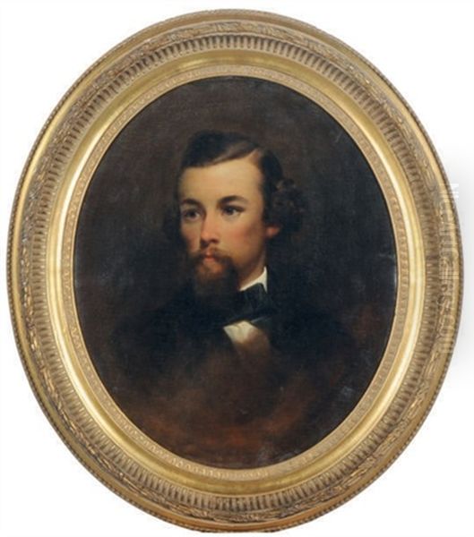 Portrait Of A Gentleman Oil Painting by Samuel Bell Waugh