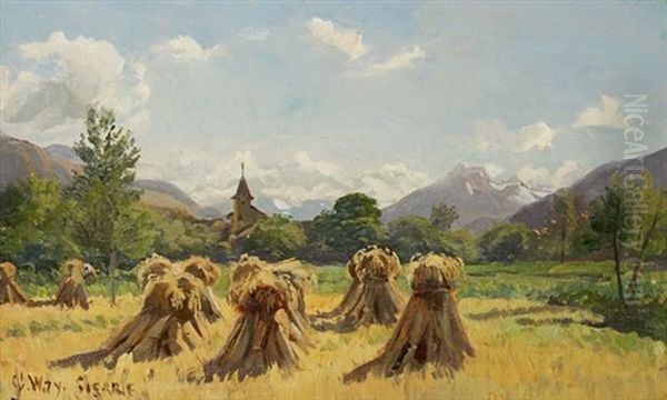 Sierre Oil Painting by Charles Jones Way