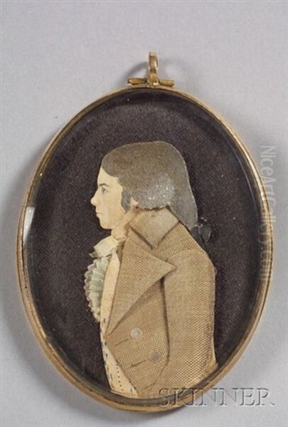 Dressed Portrait (+ Portrait Of A Gentleman, C.1840, Watercolor On Ivory; Verso) Oil Painting by Mary Way