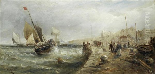 Castletown, Isle Of Man Oil Painting by William Edward Webb