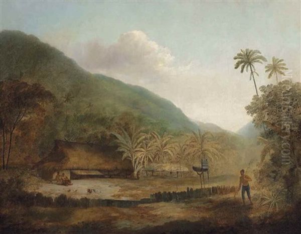 A View At Cracatoa, An Island In The China Seas by Henry, R.A. Webber