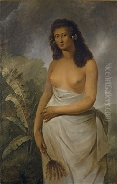 Poedua (poetua) Oil Painting by John Webber