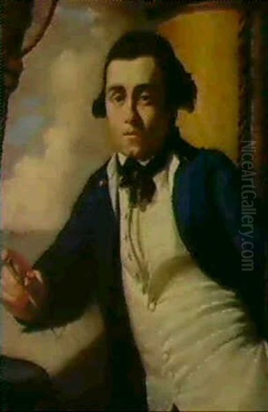 Portrait Of Captain William Bligh Oil Painting by John Webber