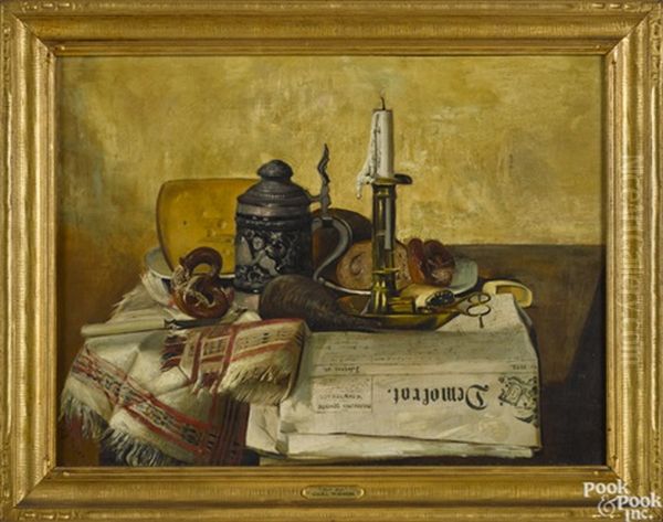 Still Life Oil Painting by Carl Philipp Weber