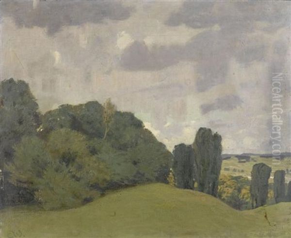 Romische Landschaft Oil Painting by Emil Weber