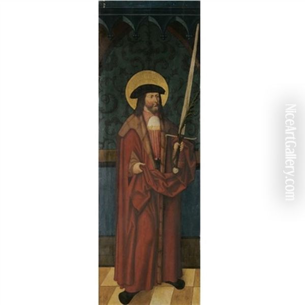 Saint Gordianus Oil Painting by Nicolaus Weckmann