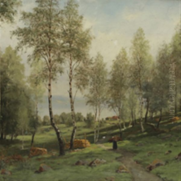 Ved Tyrifjorden by Johan Herman Wedel-Anker