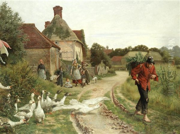 Suspicion Oil Painting by William Weekes