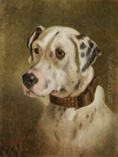 Dalmatian Oil Painting by William Weekes