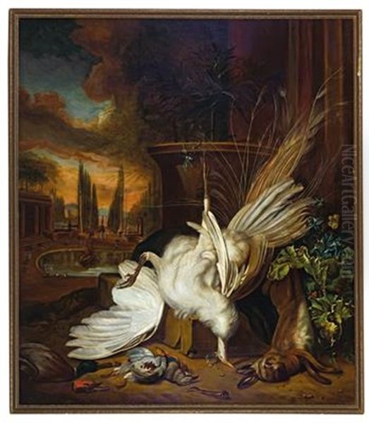 Der Weise Pfau Oil Painting by Jan Weenix