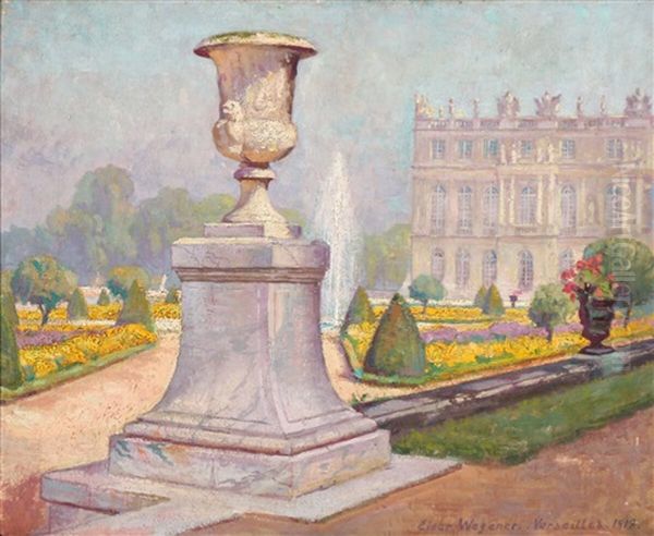 View From Versailles Oil Painting by Einar Wegener