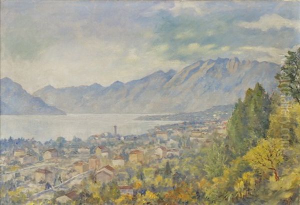 Blick Auf Locarno by Adolf Weibel