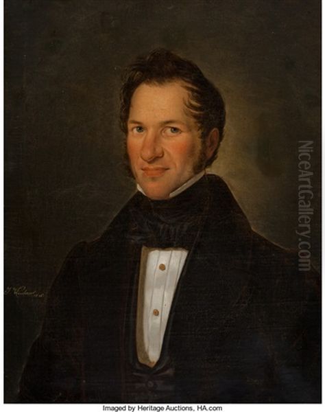 Portrait Of Gentleman Oil Painting by Joseph Weidner