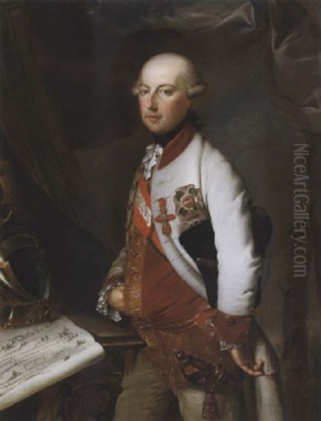 Kaiser Joseph Ii Oil Painting by Johann Georg Weikert