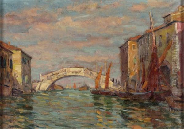 Venedig Oil Painting by Otto Weil