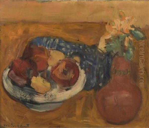 Nature Morte Aux Fruits Oil Painting by Joachim Weingart