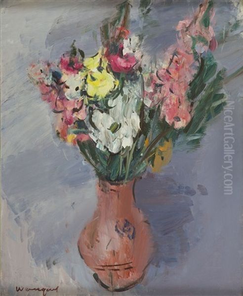 Bunch Of Flowers Oil Painting by Joachim Weingart