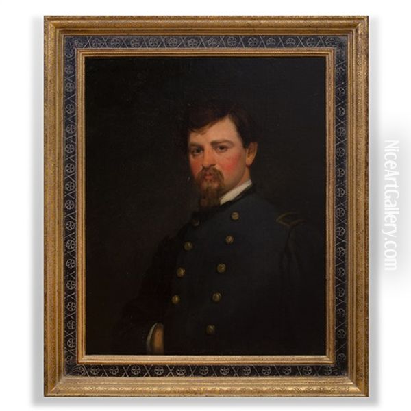 Portrait Of Colonel Henry Cary Weir Oil Painting by Julian Alden Weir