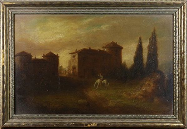 Roman Campagna Oil Painting by Robert Walter Weir