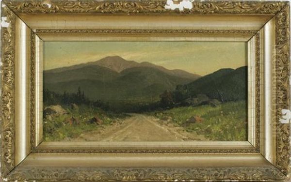 In The White Mountains, New Hampshire Oil Painting by William H. Weisman