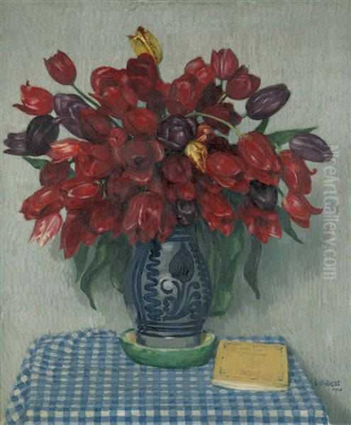 Stilleben Mit Tulpen Oil Painting by Emil Rudolf Weiss