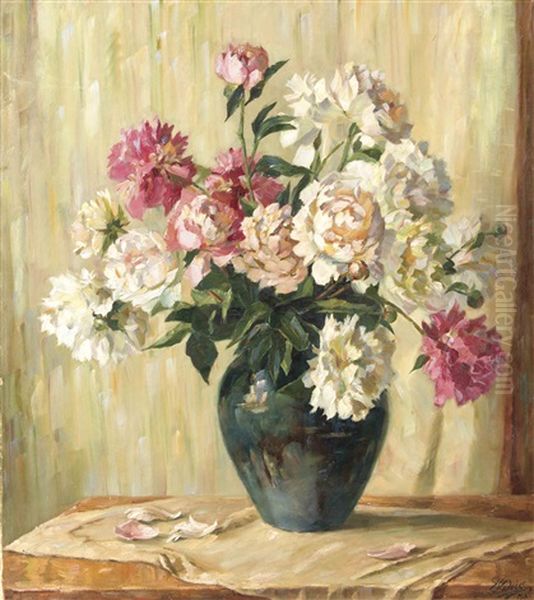 Pfingstblumenstrauss Oil Painting by Emil Rudolf Weiss