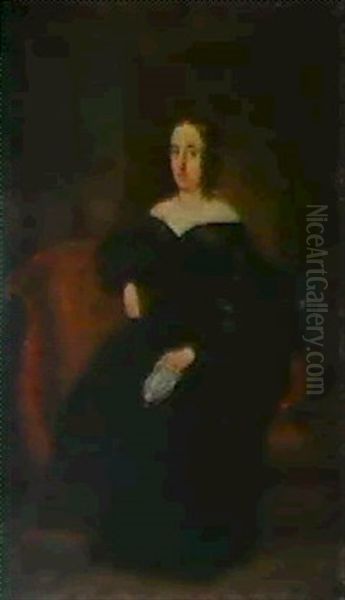 Retrato De Dona Juana De Posada Oil Painting by Maria Del Rosario Weiss