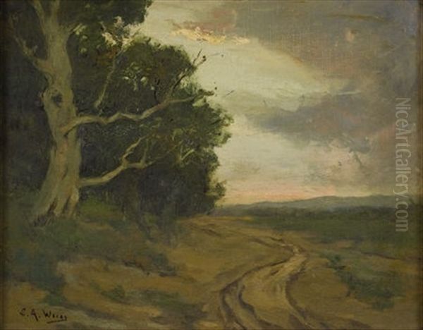 Landscape Oil Painting by Samuel A. Weiss