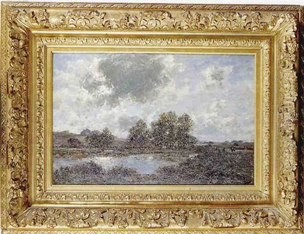 Paysage Avec Riviere Oil Painting by Johann Baptist Weiss