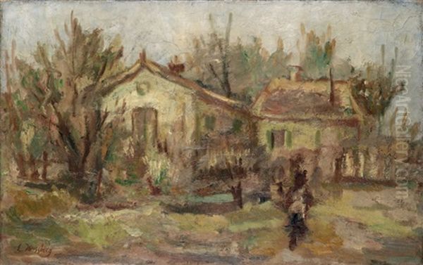 La Petite Ferme Oil Painting by Leon Weissberg