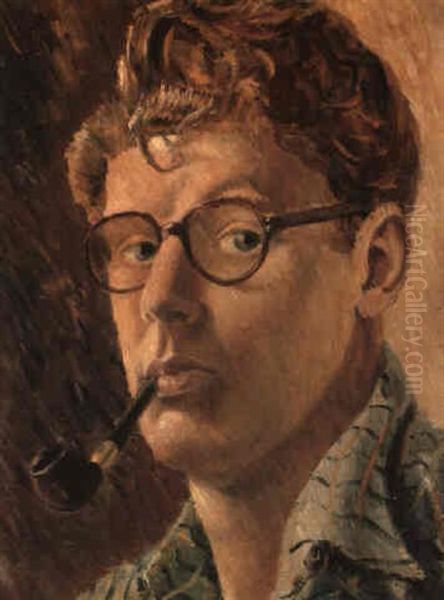 Self Portrait Oil Painting by Denton Welch