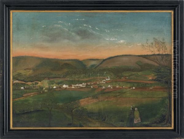 Untitled (landscape) Oil Painting by Henry Tanworth Wells