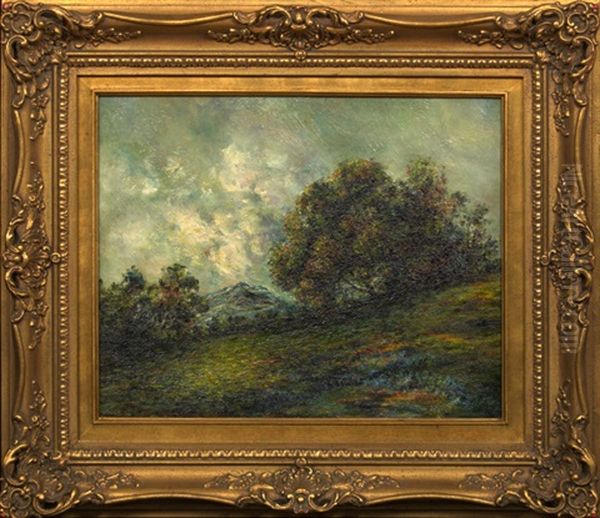 Mountain Landscape Oil Painting by Newton Alonzo Wells