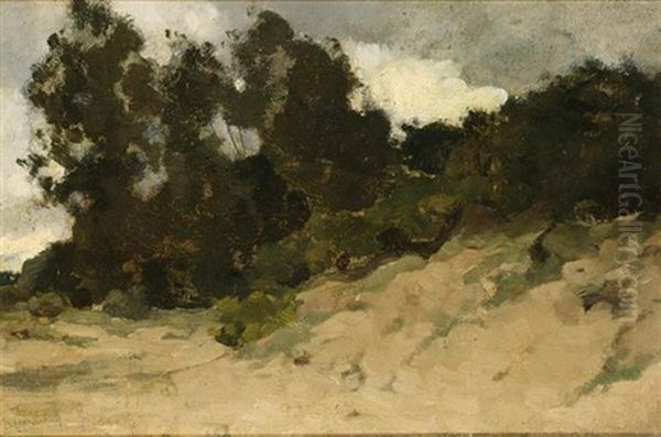 A Landscape Oil Painting by Willem Wenckebach