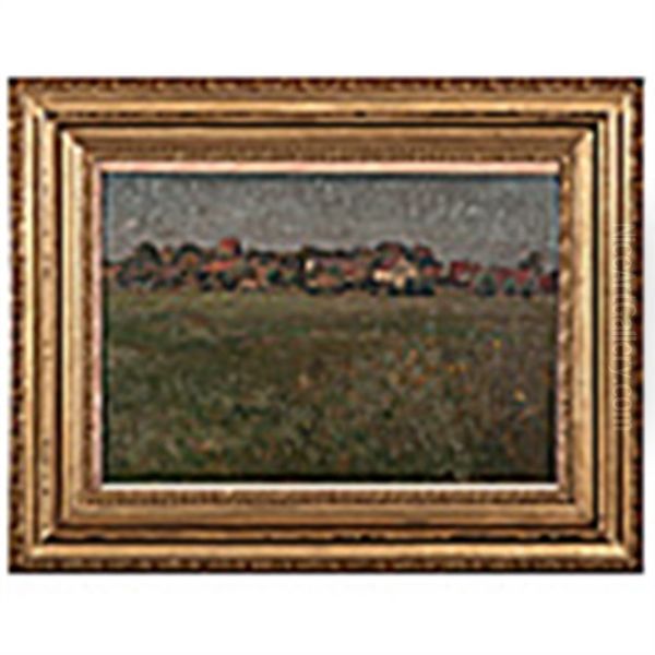 Impressionist Landscape Oil Painting by Karl Wendel