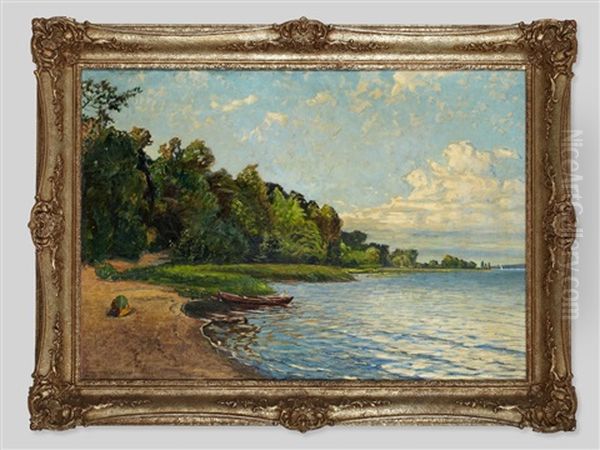 Wannsee Oil Painting by Karl Wendel