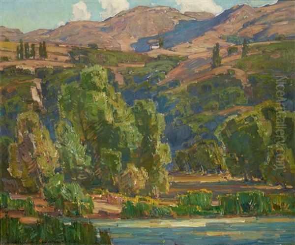 Creeping Shadows Oil Painting by William Wendt