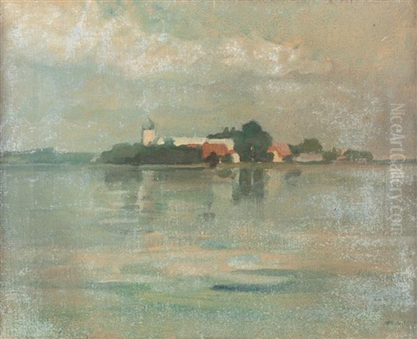 Fraueninsel Oil Painting by Brynolf Wennerberg