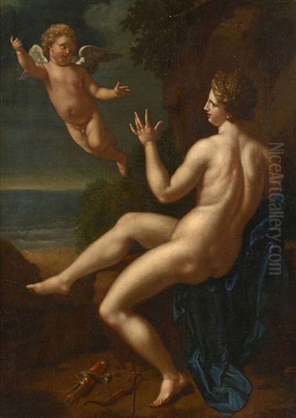 Venus Et L'amour Oil Painting by Adriaen Van Der Werff