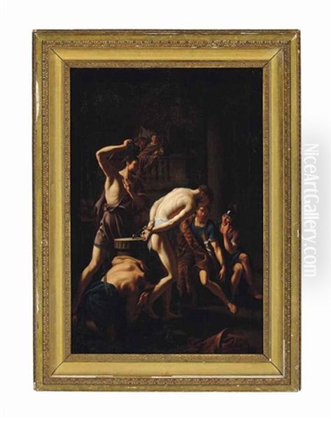 The Flagellation Oil Painting by Adriaen Van Der Werff