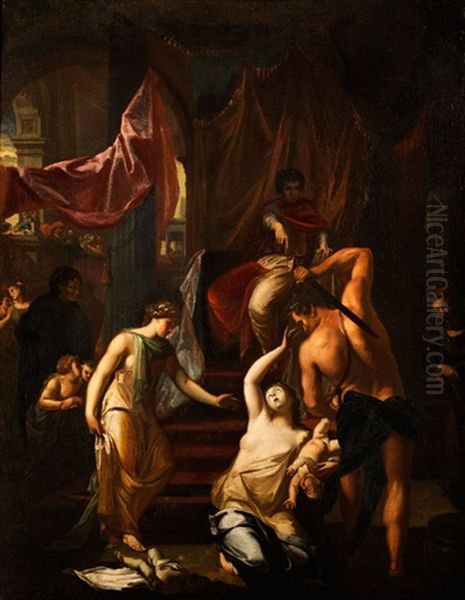 Das Urteil Des Salomon Oil Painting by Adriaen Van Der Werff