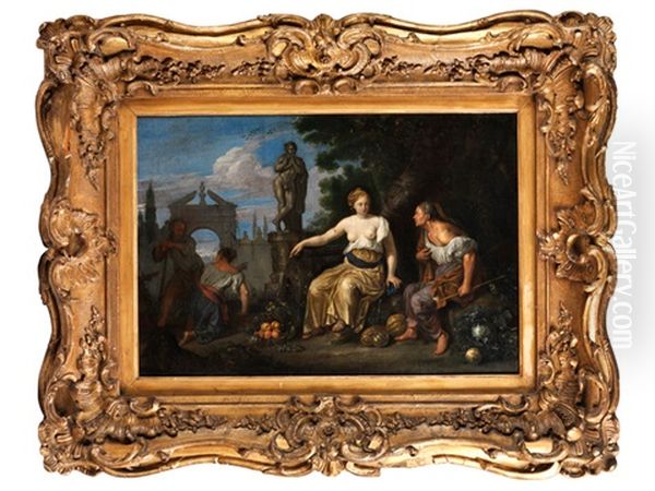 Allegorische Szene Oil Painting by Adriaen Van Der Werff