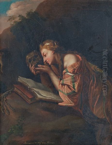 Maria Madgalena Als Busserin Oil Painting by Adriaen Van Der Werff