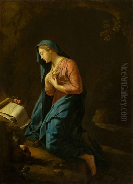 The Penitent Mary Magdalene Oil Painting by Pieter van der Werff