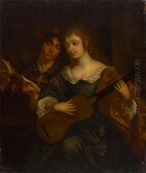 La Serenade Oil Painting by Pieter van der Werff