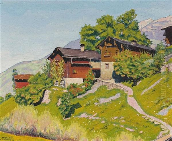 Bratsch Oil Painting by Ludwig Werlen