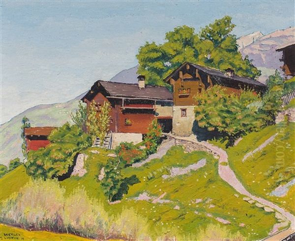 Bratsch Oil Painting by Ludwig Werlen