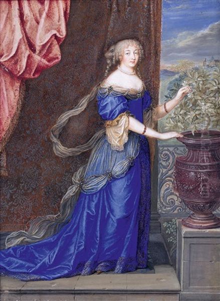 Portrait Dit De Madame De Montespan Oil Painting by Joseph Werner the Younger