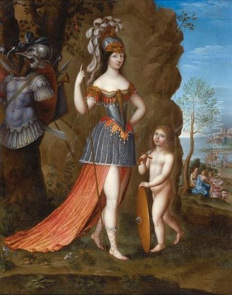 Diana Oil Painting by Joseph Werner the Younger